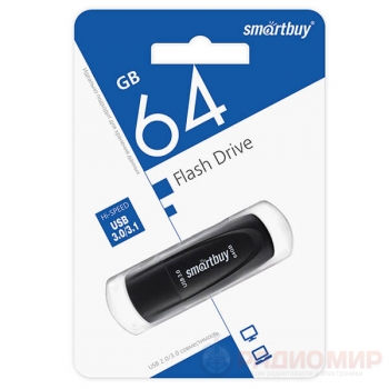 USB 3.0 флеш накопитель 64 Гб SmartBuy Scout